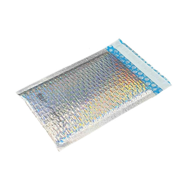 Bubble Padded Silver Hologram Protective Mailer Envelopes 10 Pack - C0 (150 X 210mm Internal) Bubble Padded Silver Hologram Protective Mailer Envelopes 10 Pack - C0 (150 X 210mm Internal)