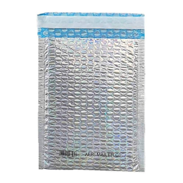 Bubble Padded Silver Hologram Protective Mailer Envelopes 10 Pack - C0 (150 X 210mm Internal) Bubble Padded Silver Hologram Protective Mailer Envelopes 10 Pack - C0 (150 X 210mm Internal)