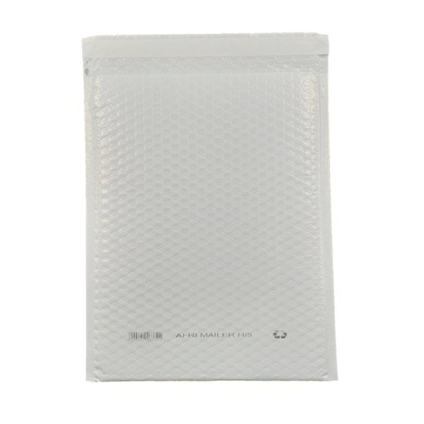 Bubble Padded White Plastic Protective Mailer Envelopes 10 Pack - H5 (270 x 360mm Internal)