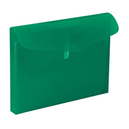 BANTEX Expandable A4 PP Envelope - Grass Green (Pack of 5)