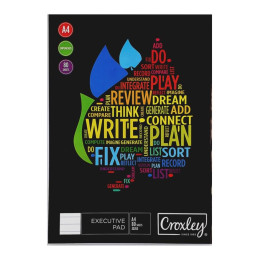 CROXLEY Executive Pad A4 - 80 Sheet
