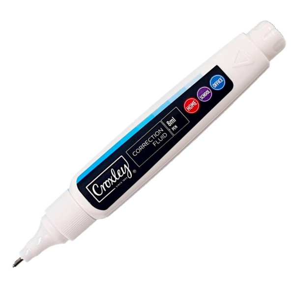 CROXLEY Correction Pen Fine Metal Point - 8ml CROXLEY Correction Pen Fine Metal Point - 8ml