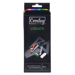 CROXLEY CREATE Mathematical Instruments Set - 11 Piece