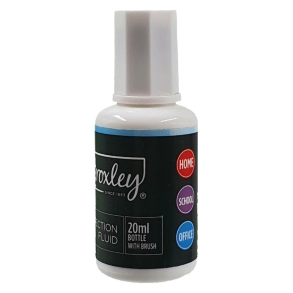 CROXLEY Correction Fluid Bottle with Brush - 20ml CROXLEY Correction Fluid Bottle with Brush - 20ml