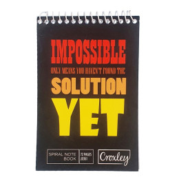CROXLEY 114X76mm Note Book JD361 Top Wirebound (72 Page)