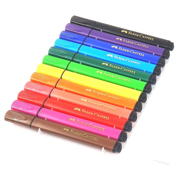 Faber-Castell Jumbo Fibre Tip Colouring Pens Faber-Castell Jumbo Fibre Tip Colouring Pens