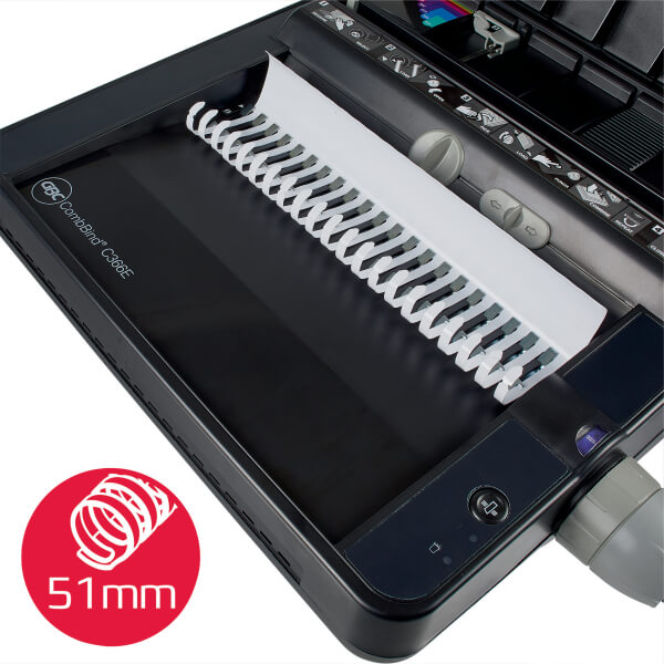 GBC CombBind C366E Electric Binding Machine - Ideal for High Volume, Shared Use GBC CombBind C366E Electric Binding Machine for high volume, shared use