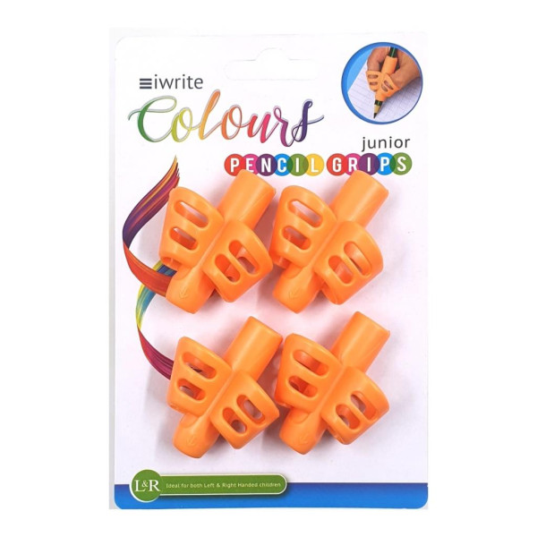 IWRITE Junior Pencil Grips Orange - Durable and Long-Lasting IWRITE Junior Pencil Grips Orange, durable pencil grips, long-lasting use, orange color, comfortable grip