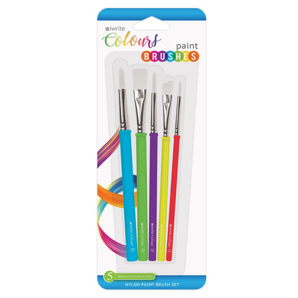 IWRITE Paint Brush Assorted Sizes 4,6,8,10 & 12