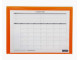 MEECO A4 Executive Carry Folder with Magnetic Closure - Orange