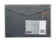 MEECO A4 Executive Carry Folder with Magnetic Closure - Charcoal