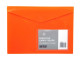 MEECO A4 Executive Carry Folder with Magnetic Closure - Orange