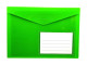 MEECO A4 Executive Carry Folder with Magnetic Closure - Green