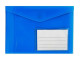 MEECO A4 Executive Carry Folder with Magnetic Closure - Blue