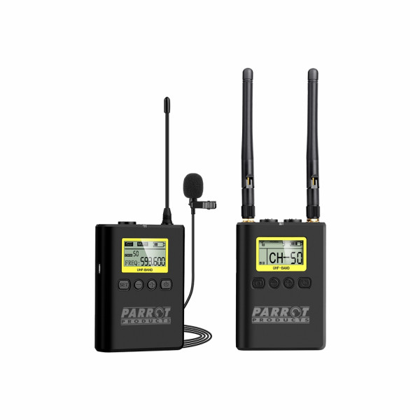 PARROT Wireless Lapel Microphone (Dual Channel) PARROT Wireless Lapel Microphone (Dual Channel)