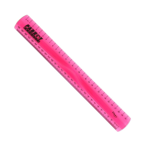 Parrot Flexible Ruler 30cm - Pink Parrot Flexible Ruler 30cm - Pink