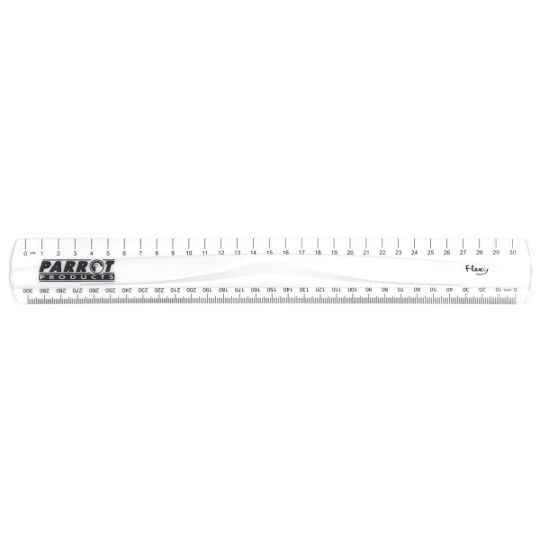 Parrot Flexible Ruler 30cm - Clear Parrot Flexible Ruler 30cm - Clear