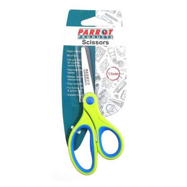 PARROT 14cm Soft Grip Scissor PARROT 14cm Soft Grip Scissor