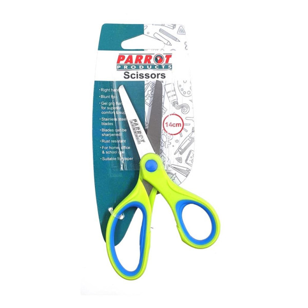 PARROT 14cm Soft Grip Scissor PARROT 14cm Soft Grip Scissor