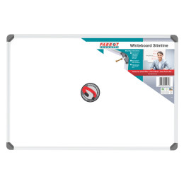 Parrot BD1120 Slimline Magnetic Whiteboard 600x450mm