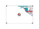 Parrot Slimline Magnetic Whiteboard 900x600mm Parrot BD1125 Slimline Magnetic Whiteboard 900x600mm