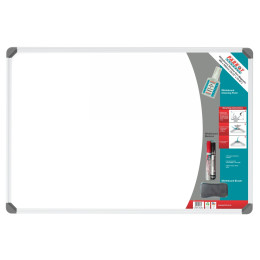 PARROT Whiteboard Slimline Non-Magnetic 900 X 600mm Retail Pack