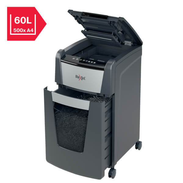 Rexel Optimum AutoFeed+ 225X Shredder Rexel Optimum AutoFeed+ 225X Automatic 225 Sheet Cross Cut Shredder