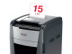 Rexel Optimum AutoFeed+ 600X Shredder – Front View Front view of Rexel Optimum AutoFeed+ 600X Automatic 600 Sheet Cross Cut Shredder