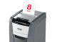 Rexel Optimum AutoFeed+ 90X Shredder – Front View Front view of Rexel Optimum AutoFeed+ 90X Automatic 90 Sheet Cross Cut Shredder