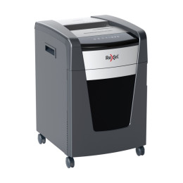 Left side view of REXEL Momentum Extra XP420+ Jam Free Cross Cut Shredder