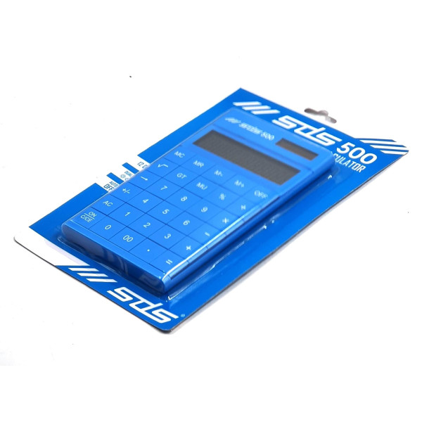 SDS 500 Desktop Calculator 12-Digit - Blue SDS 500 Desktop Calculator 12-Digit - Blue