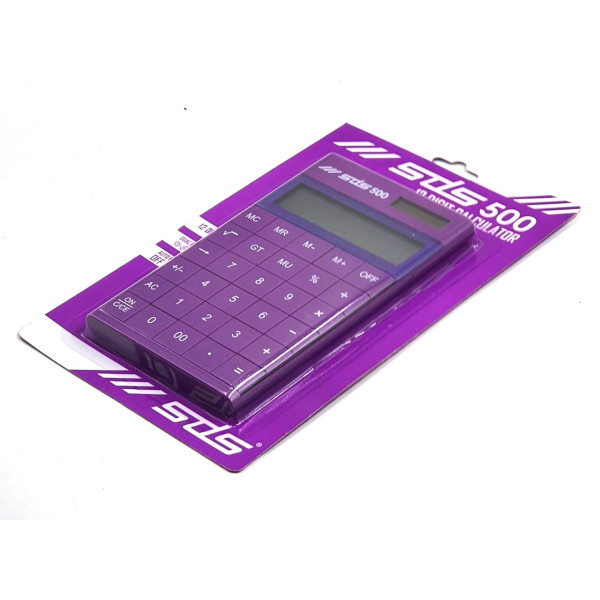 SDS 500 Desktop Calculator 12-Digit  - Purple
