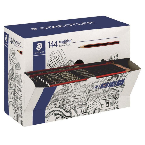 STAEDTLER Tradition Pencil HB - Pack of 144