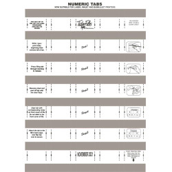 TIDY FILES Numeric Labels Dark Grey - Pack of 5 TIDY FILES Numeric Labels Dark Grey - Pack of 5