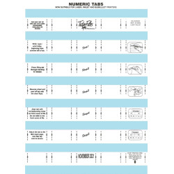 TIDY FILES Numeric Labels Light Blue - Pack of 5 TIDY FILES Numeric Labels Light Blue - Pack of 5