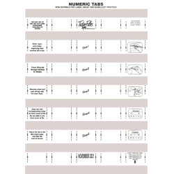 TIDY FILES Numeric Labels Light Grey - Pack of 5 TIDY FILES Numeric Labels Light Grey - Pack of 5
