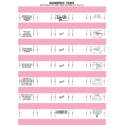 TIDY FILES Numeric Labels Light Purple - Pack of 5 TIDY FILES Numeric Labels Light Purple - Pack of 5