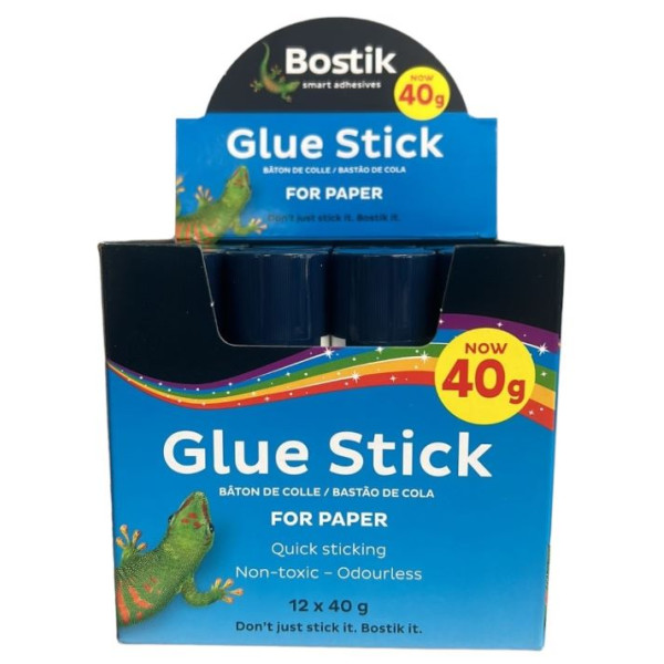 BOSTIK Glue Stick 40G - Box of 12 BOSTIK Glue Stick 40G - Box of 12