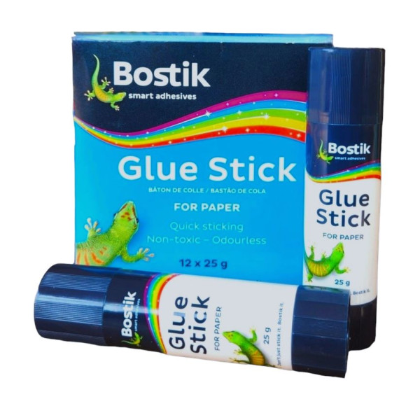 BOSTIK Glue Stick 25G - Box of 12 BOSTIK Glue Stick 25G - Box of 12