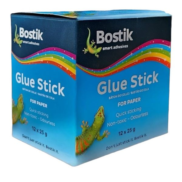 BOSTIK Glue Stick 25G - Box of 12 BOSTIK Glue Stick 25G - Box of 12