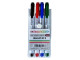 COLLOSSO Whiteboard Markers FINE Tip Wallet 4 COLLOSSO Whiteboard Markers FINE Tip Wallet 4
