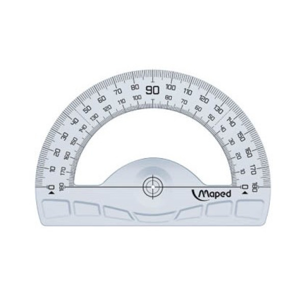 MAPED 180 Protractor 12cm GEO Metric MAPED 180 Protractor 12cm GEO Metric