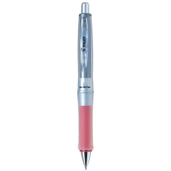 Pilot Dr. Grip medium ballpoint pen with red double grip for smooth, easy writing