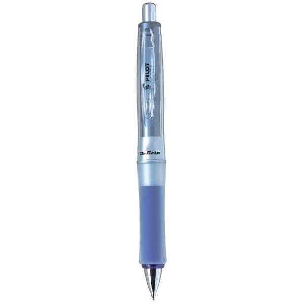 Pilot Dr. Grip medium ballpoint pen with blue double grip for comfortable writing