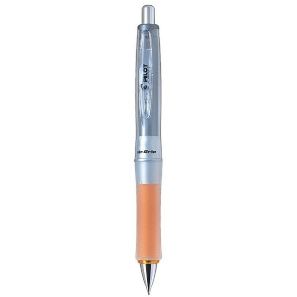 PILOT Dr. Grip Double Grip Ballpoint Pen Medium – Black Ink, Orange Grip Pilot Dr. Grip medium ballpoint pen with orange double grip for enhanced comfort