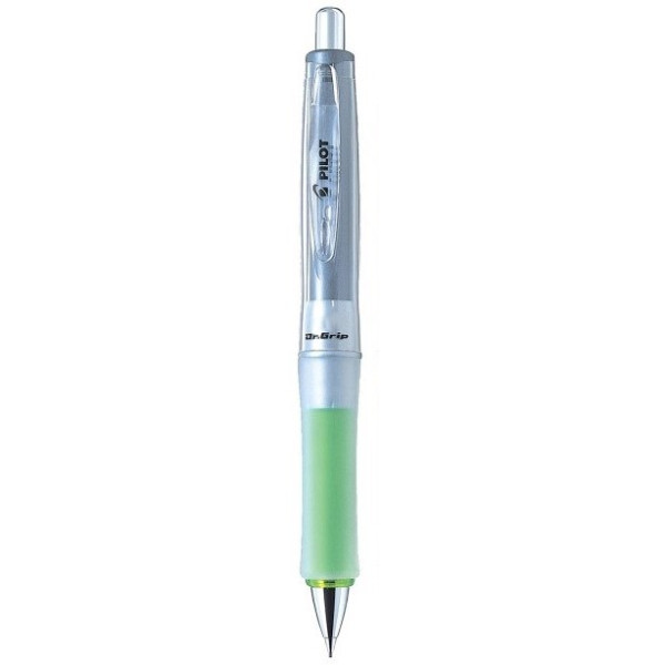 Pilot Dr. Grip medium ballpoint pen with green double grip for smooth everyday writing