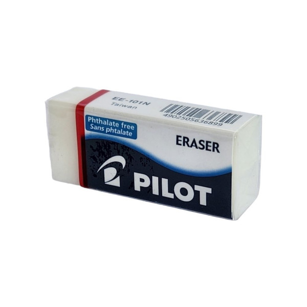 PILOT EE 101 Plastic Eraser Small – Front View Front view of PILOT EE 101 Plastic Eraser Small