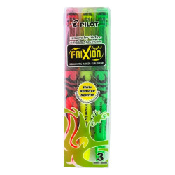 PILOT Frixion Light Highlighter - Wallet of 3