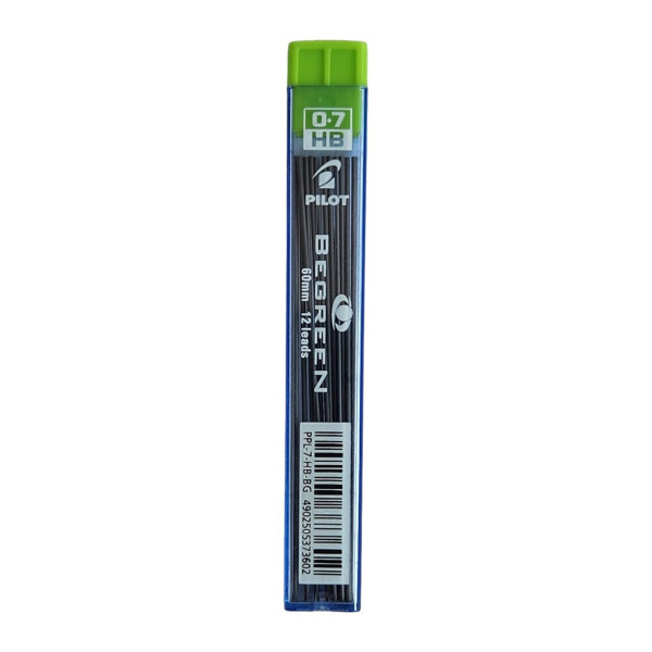 PILOT Begreen HB Pencil Lead 0.7mm - 12pcs being used for writing and drawing