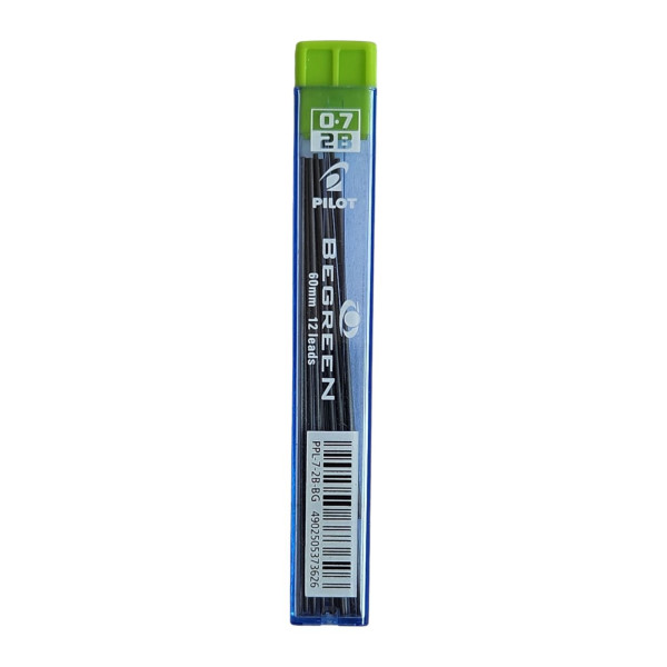 PILOT Begreen 2B Pencil Lead 0.7mm - 12pcs PILOT Begreen 2B Pencil Lead 0.7mm - 12pcs